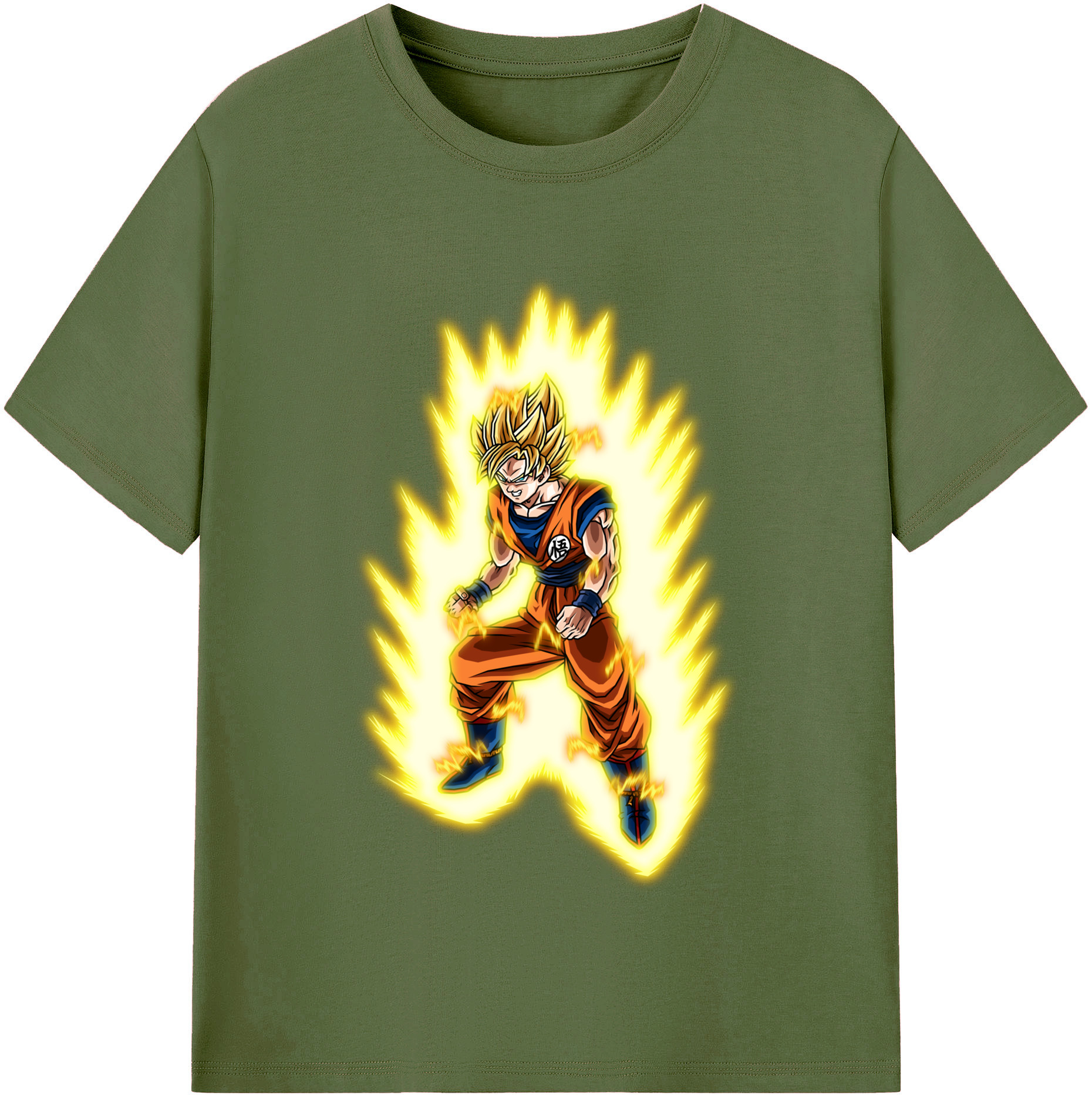 （画像用） ドラゴンボール 孫悟空（そん ごくう）Son Goku カカロット DRAGON BALL Kakarotto 綿100％半袖Tシャツ（フロントプリント）